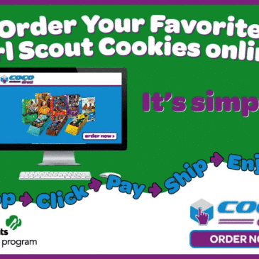 Girl Scout Cookies available for ordering online!