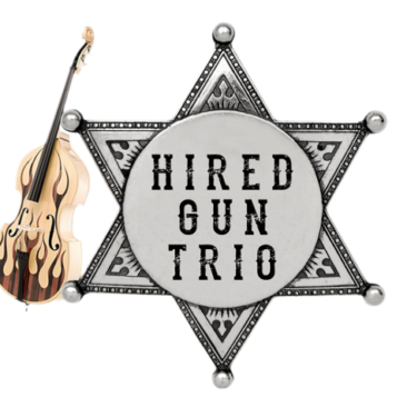 Hired Gun Trio Badge Logo